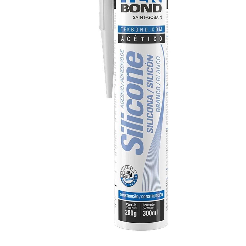 Silicone Acetico Incolor 256gr Tekbond