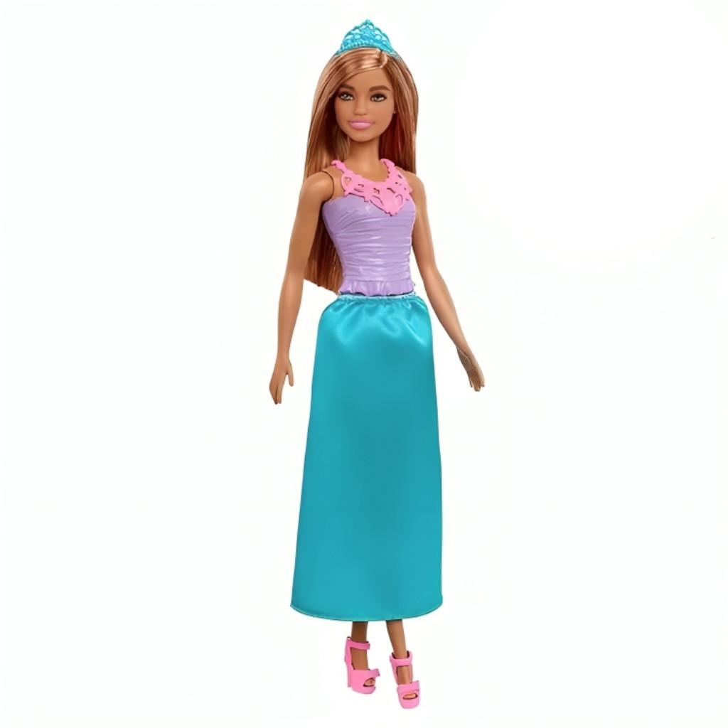 Barbie Princesas Camisa Roxa Saia Azul Hgr00 - Mattel