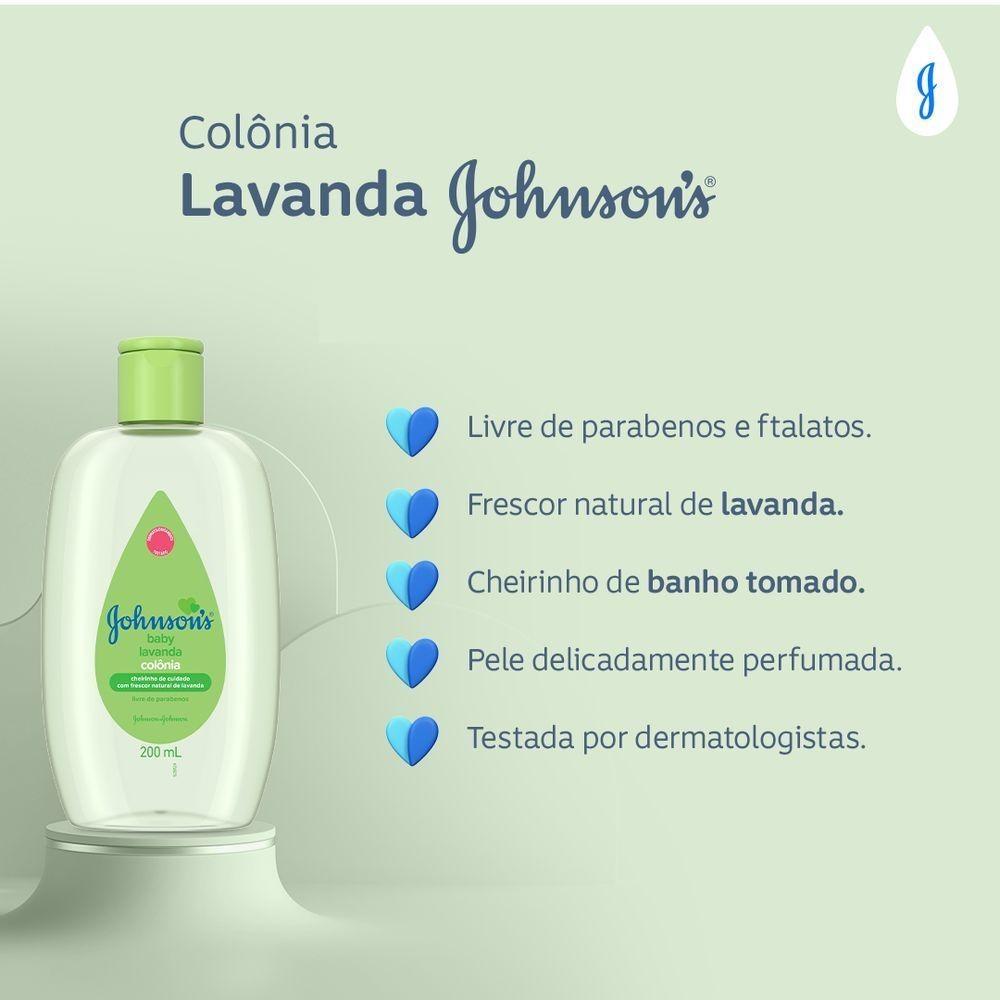 Colônia Johnson S Lavanda 200ml