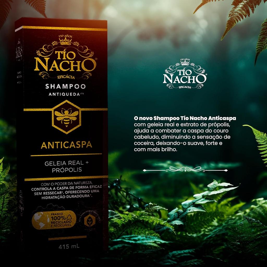 Shampoo Anticaspa Antiqueda Tio Nacho 415ml