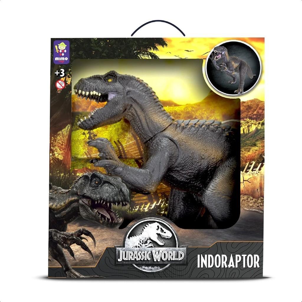 Brinquedo Dinossauro Indoraptor 50 Cm Articulado Detalhes Realistas +de 3 Anos Mimo Toys