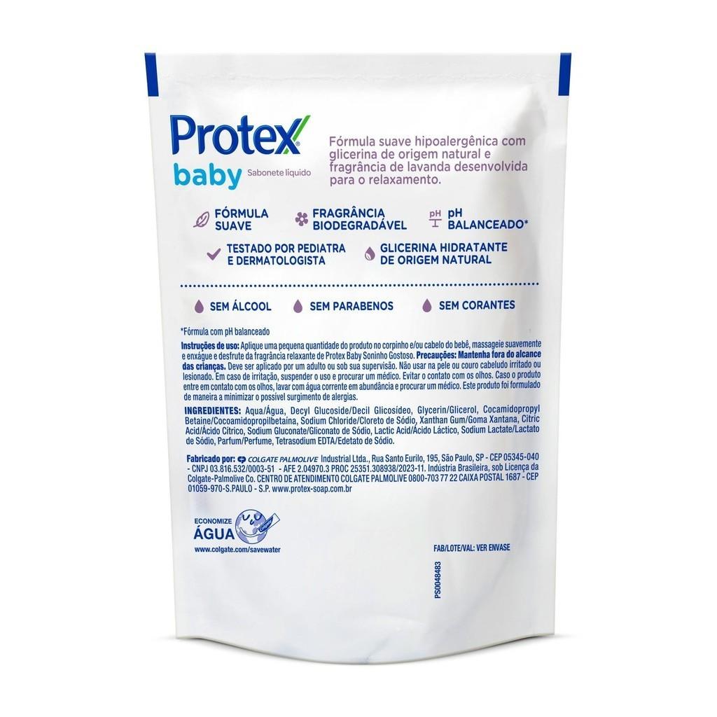 Refil Sabonete Líquido Protex Baby Lavanda 180ml