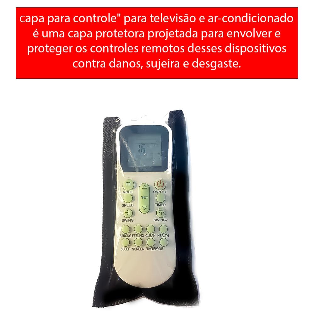 Capa Protetora Controle Remoto TV Televisão Ar Condicionado Universal Multiuso Vários Modelos Marcas
