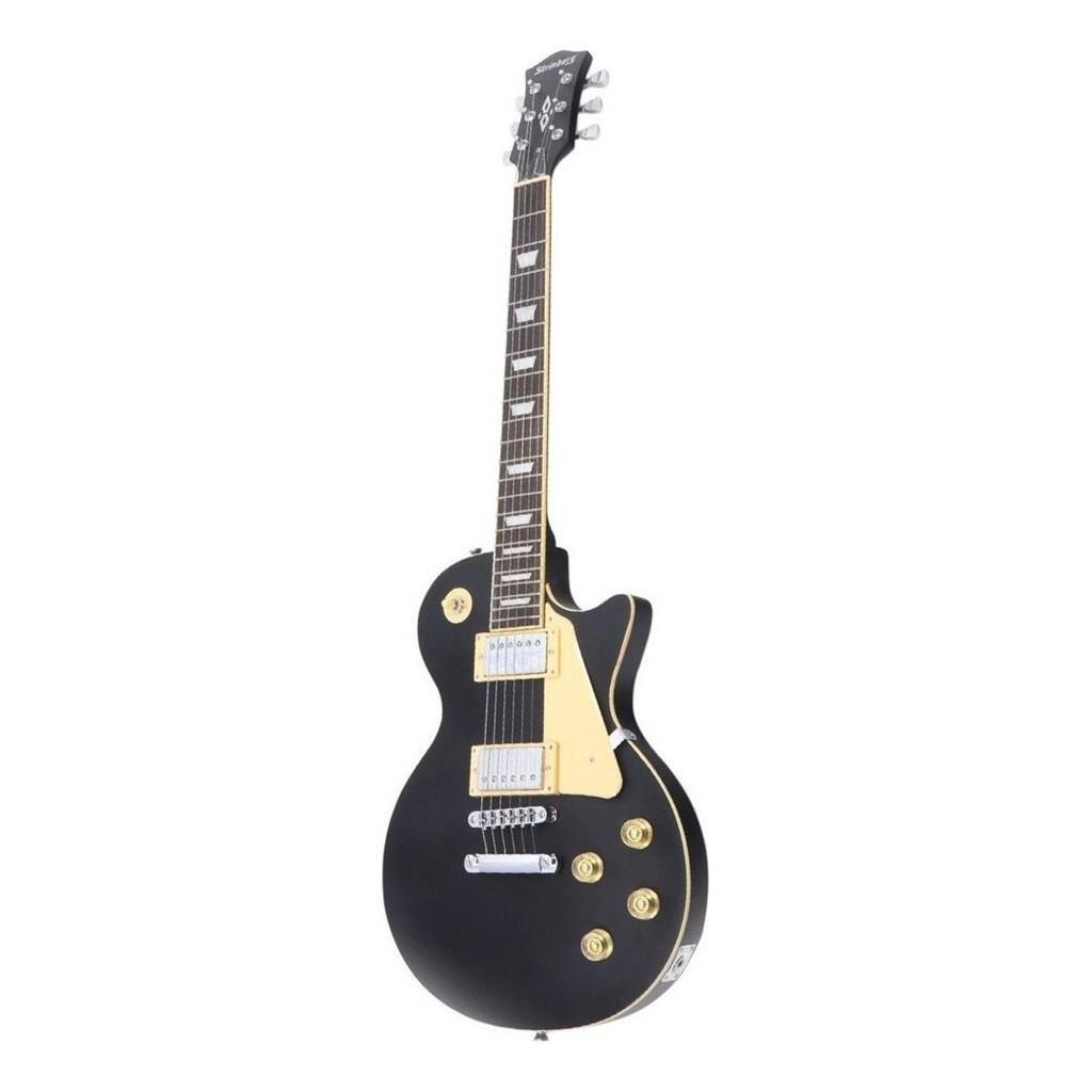 Guitarra Lps 230 Bks Preta Fosca + Kit Capa Luxo