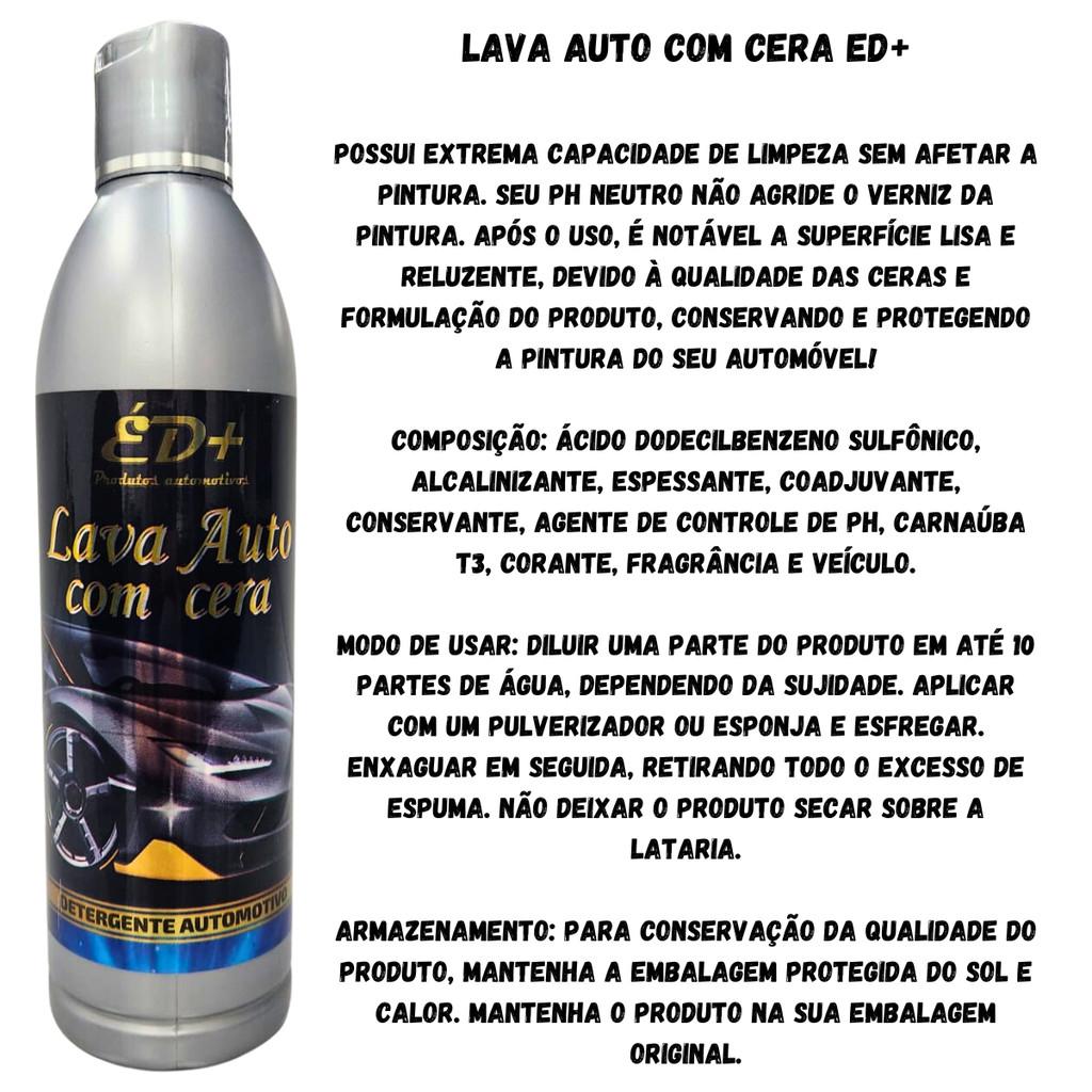 Lava Autos Shampoo Automotivo Lava Carro Moto Éd+ 480ml