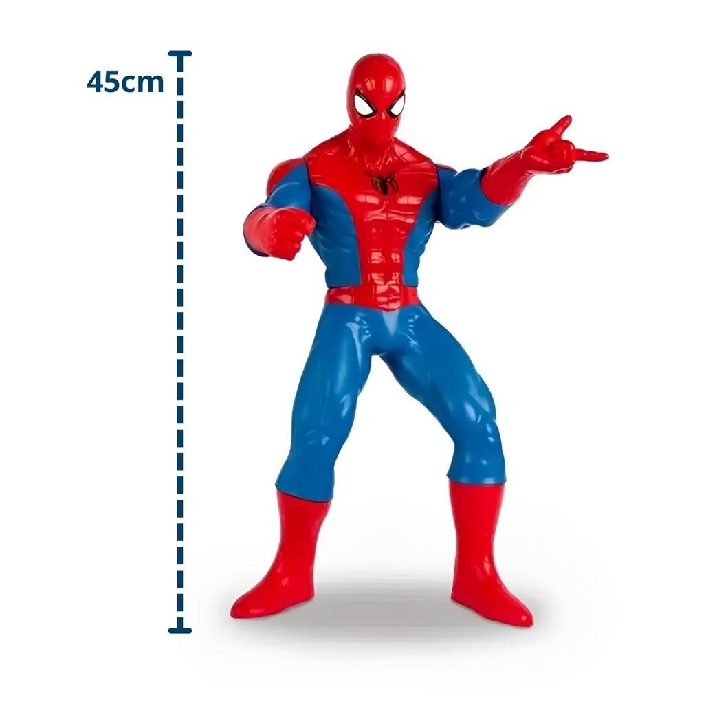 Boneco Homem Aranha 45cm Articulado Infantil Revolution +3 Anos Grande Mimo Toys
