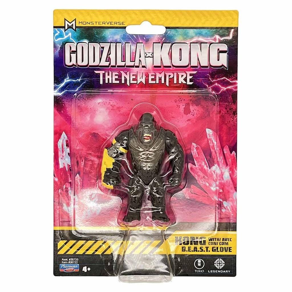 Boneco Kong Com Luva B.e.a.s.t. De 7 Cm - Godzilla Vs Kong