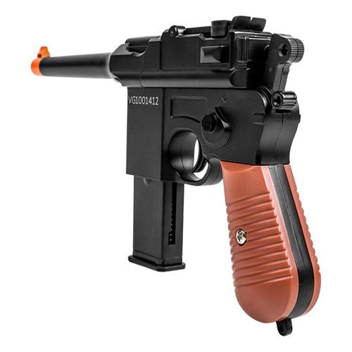 Pistola Airsoft Spring Clássica Mola Mauser C96 V10 Metal 6mm Vigor
