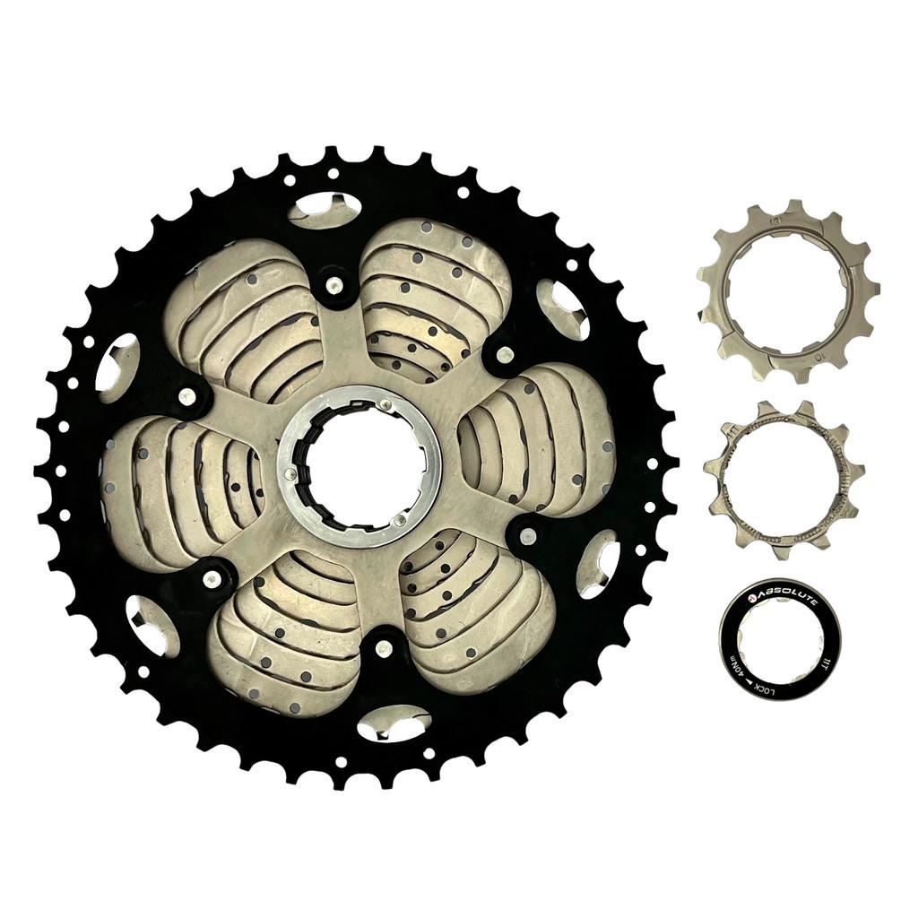 Cassete K7 10v Absolute 11/42 Prata C/Preto 1x10v 2x10v Mtb - Serve Em Shimano Deore