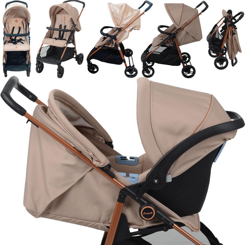 Carrinho De Bebe Conforto E Base Burigotto Lui Mon Amour