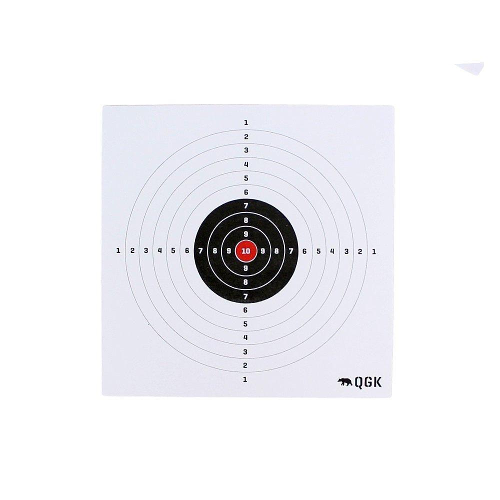 Alvo Para Airguns Airsoft Preto 140x140mm Pct Com 10un - Qgk