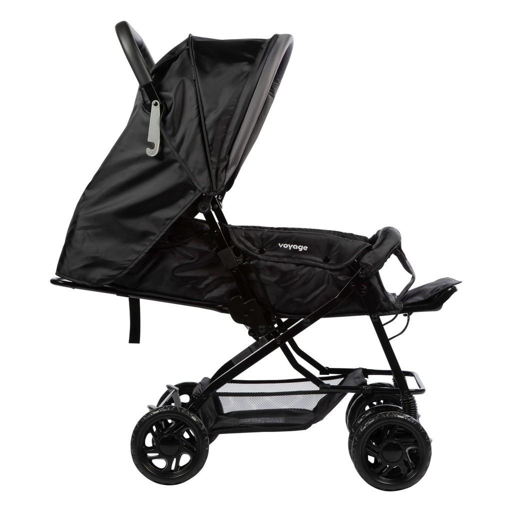 Carrinho De Bebê De Passeio Voyage Luck Preto 0 Meses A 15kg