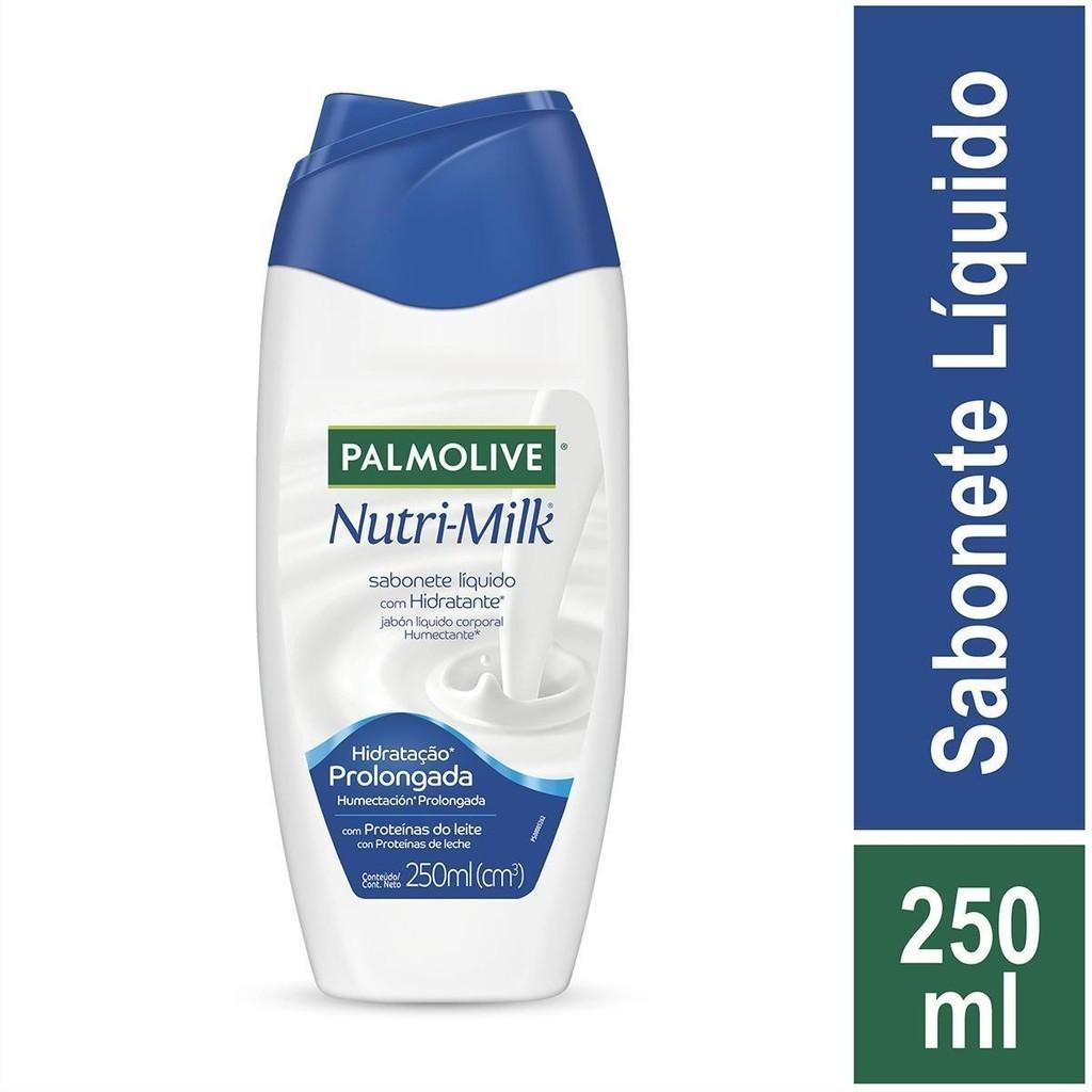 Kit 8 Sabonetes Líquido Palmolive Nutri-milk Hidratante 250ml Cada