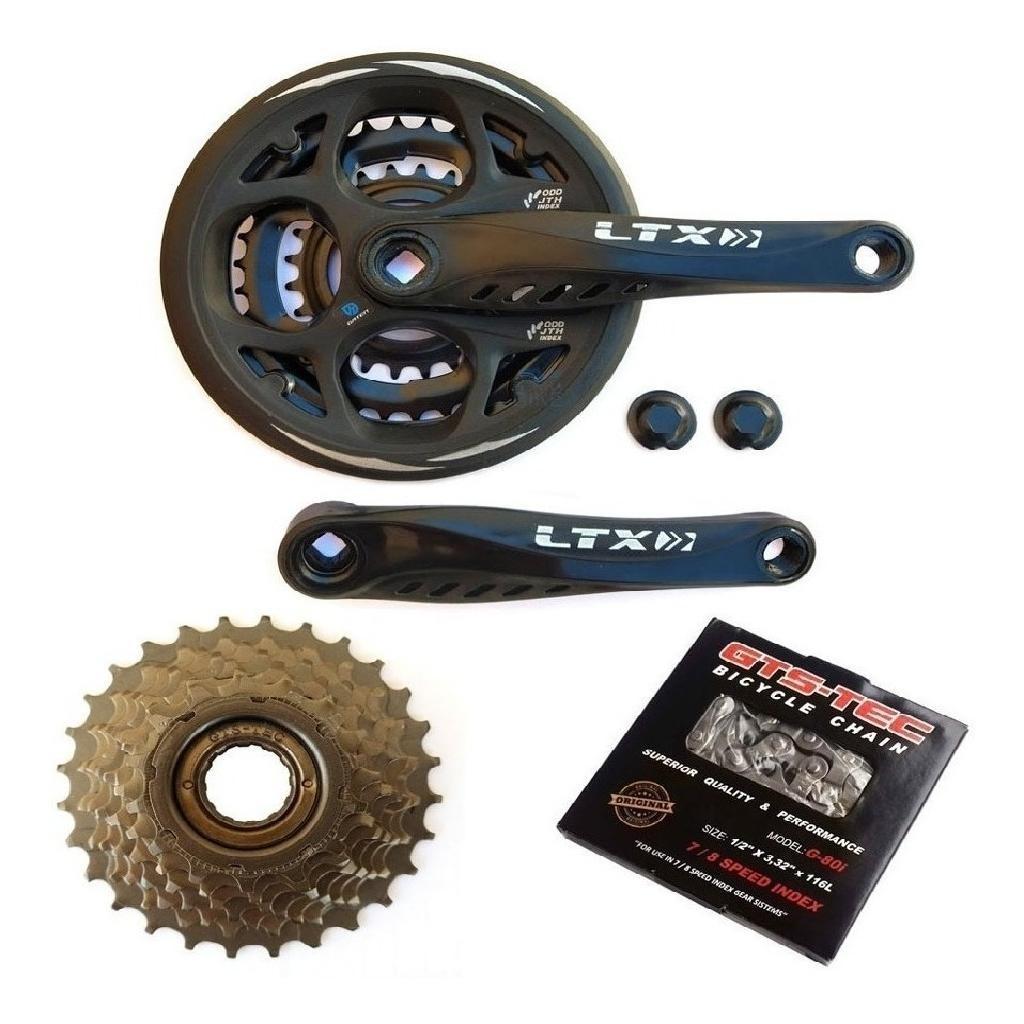 Pe De Vela Ltx Tipo Shimano Com Eixo Central E Rolamentos Gts