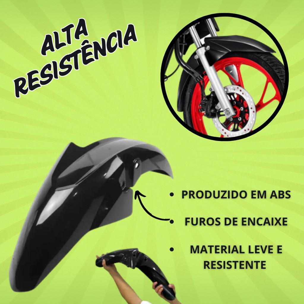 Paralama Dianteiro Moto Fan Titan 150 Dianteiro Preto