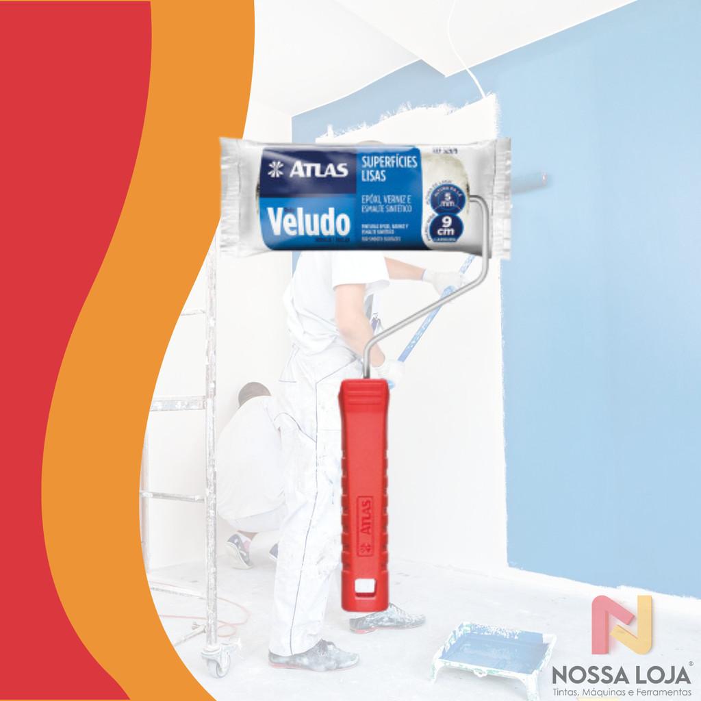 Rolo Veludo 9cm 329/9 Atlas