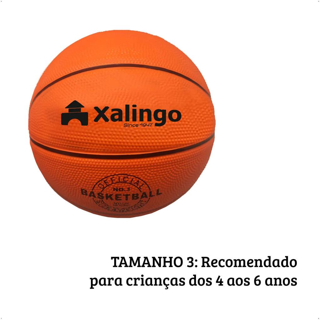 Bola De Basquete Infantil Oficial Tamanho 3 Indicado Para 4 Aos 6 Anos - Xalingo