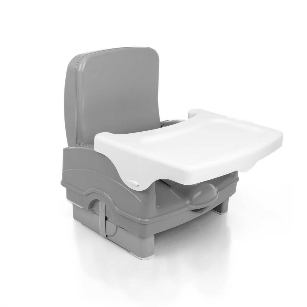 Cadeira Portátil De Alimentação Voyage Cake Cinza Até 23kg