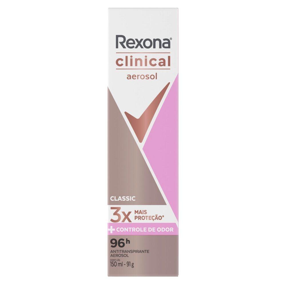 Desodorante Antitranspirante Rexona Clinical Classic 150ml