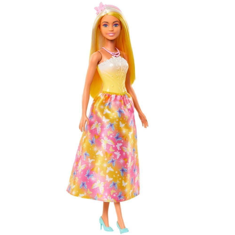 Barbie Fantasia Donzelas Vestidos De Sonho Amarelo - Mattel