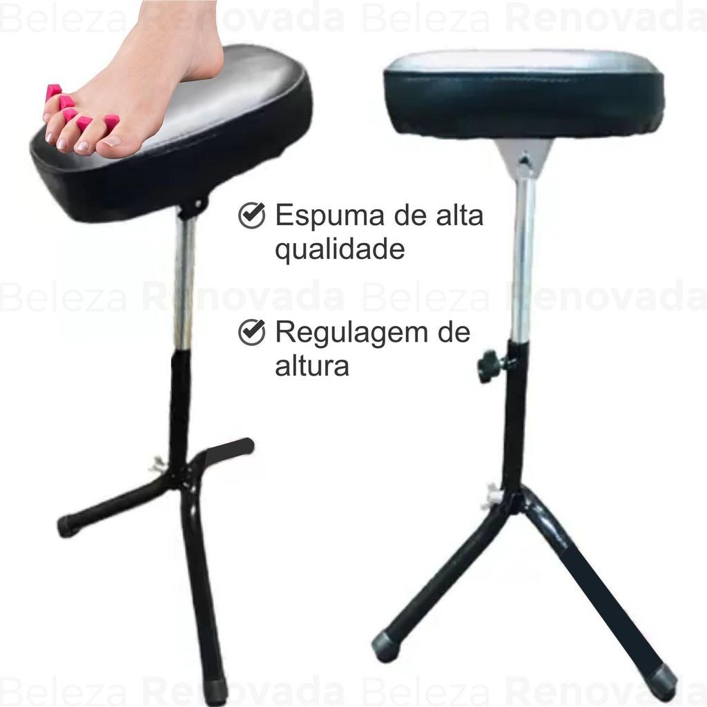 Apoio De Pé Desmontável - Parapé Tripé Pedicure