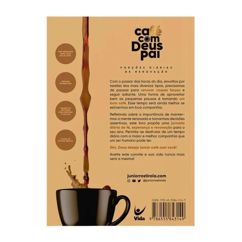 Livro Devocional Café Com Deus Pai Porções Diárias De Renovação Junior Rostirola