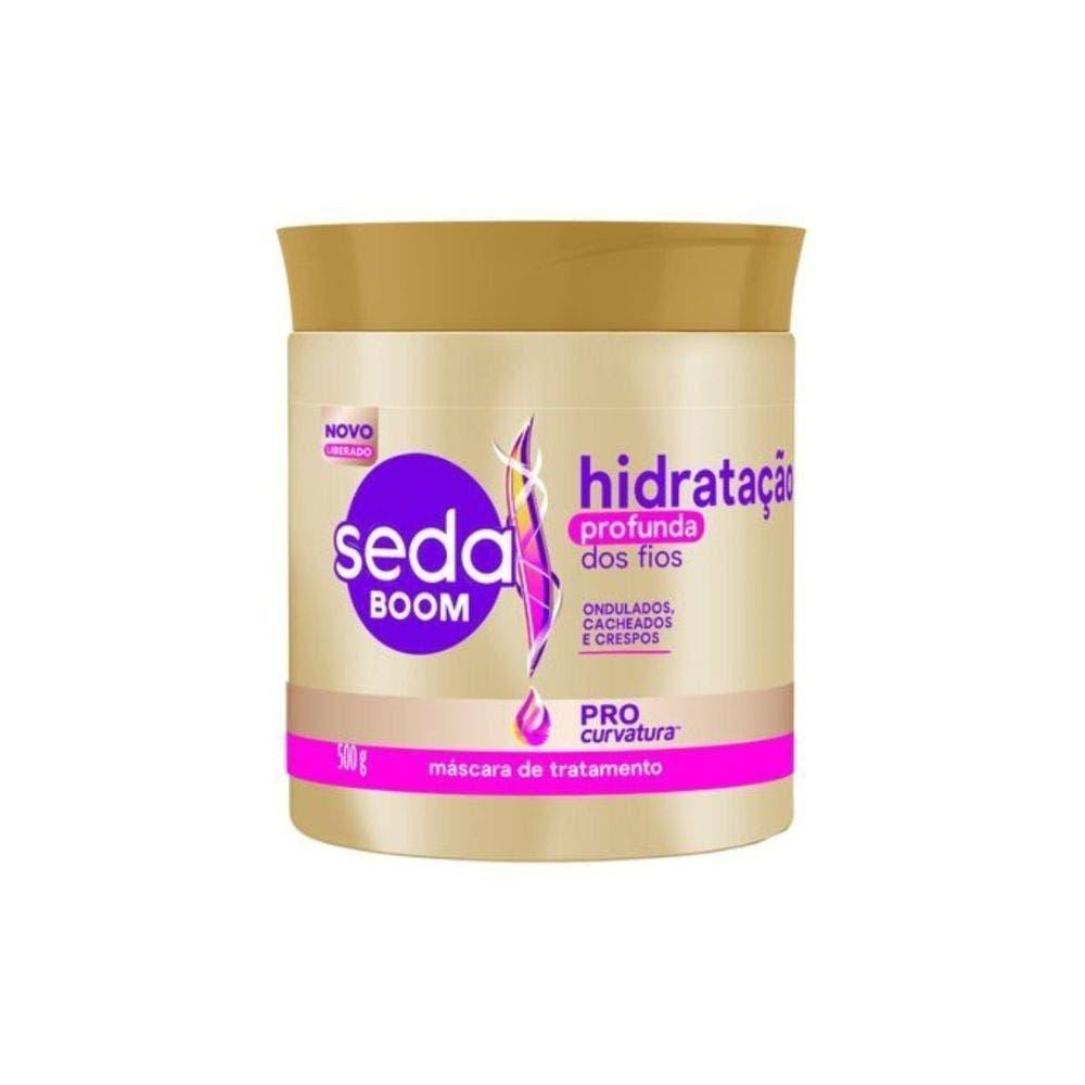 Máscara Tratamento Seda Boom Hidratacao PRO Curvatura 500gr