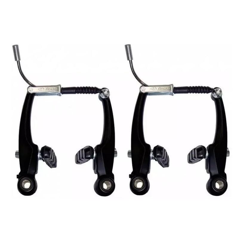 Freio V-brake Bicicleta Alumínio Logan C/Cabos Mtb