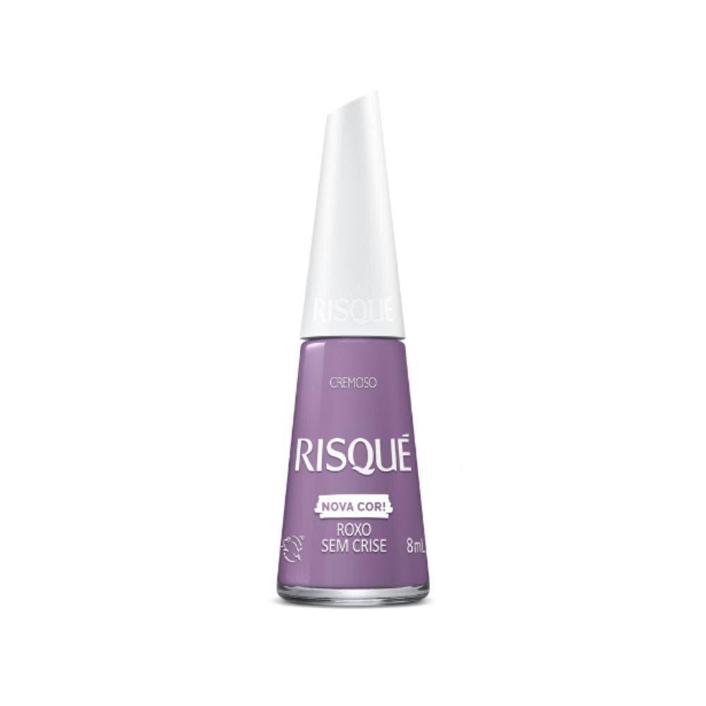 Esmalte Risqué Cremoso Roxo Sem Crise 8ml
