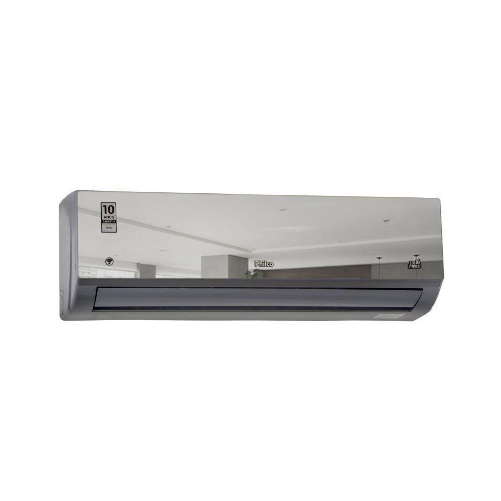 Ar Condicionado Split Inverter Philco Espelhado 9000 Btus Quente E Frio Pac9000iqfm15e 220V