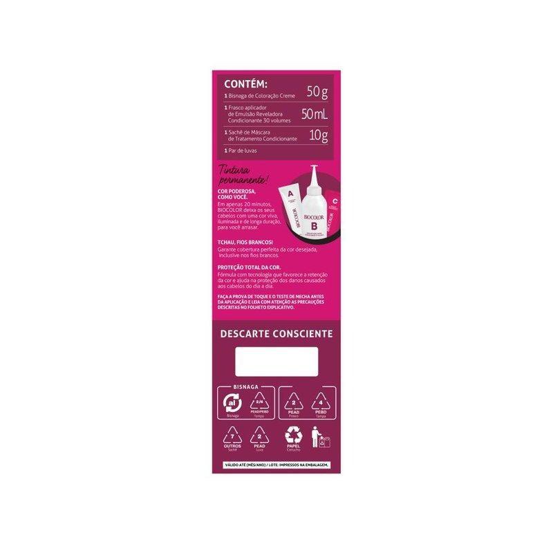 Tinta De Cabelo Biocolor Mini Kit Chocolate Para Brilhar 6.7