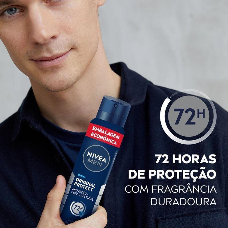 Desodorante Antitranspirante Aerossol Nivea Men Original Protect 200ml