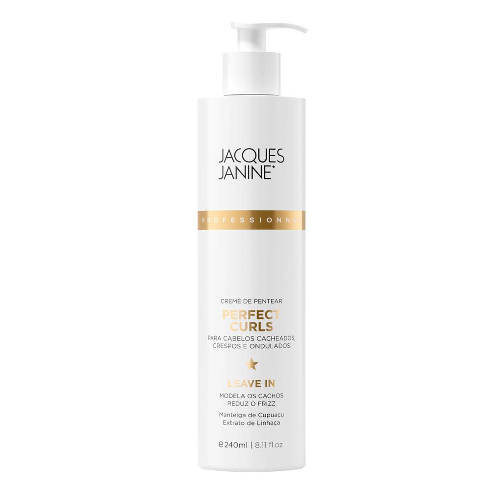 Leave-in Finalizador Ativador Cachos Definição Antifrizz Maciez Perfect Curls Jacques Janine 240ml