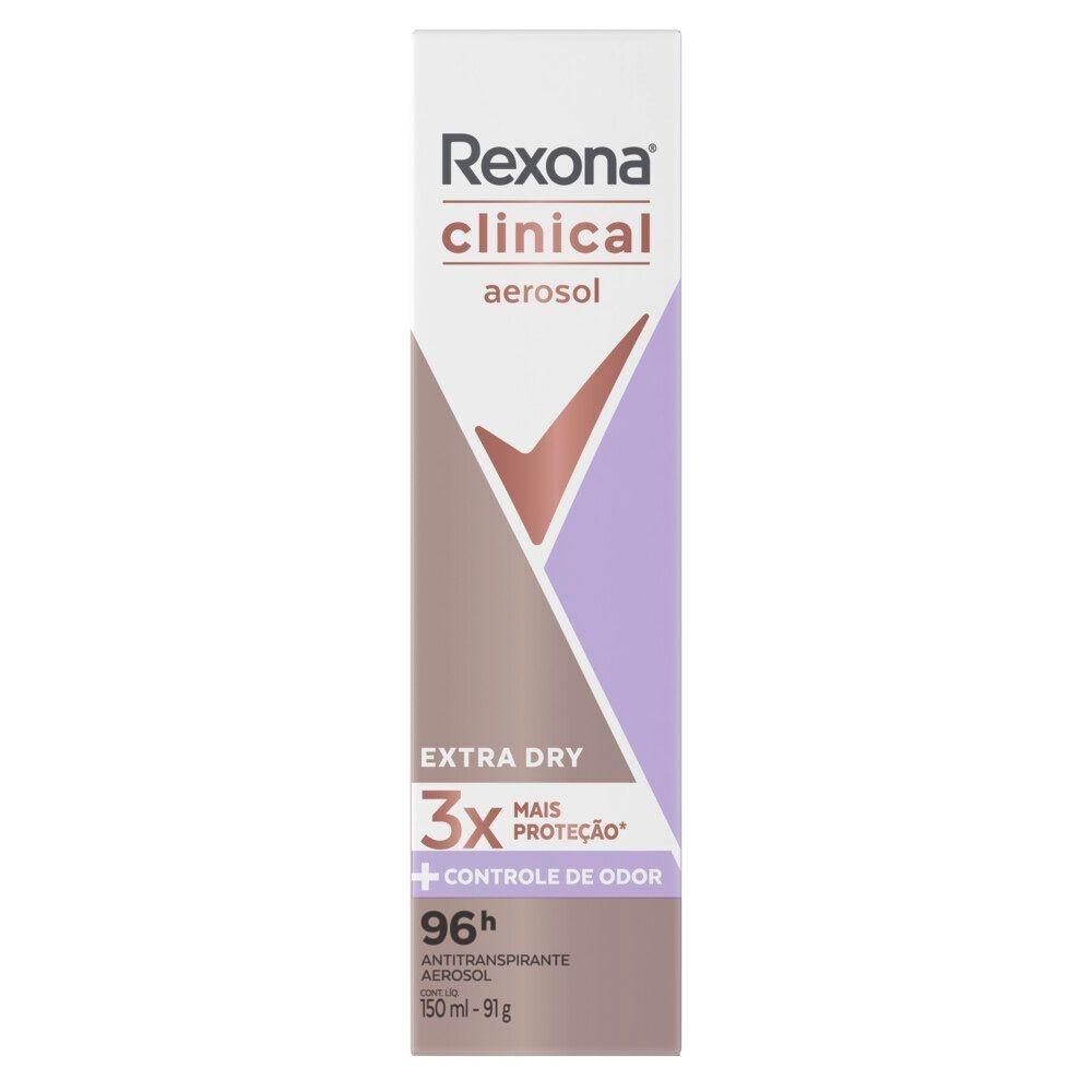 Desodorante Antitranspirante Rexona Clinical Extra Dry 150 Ml