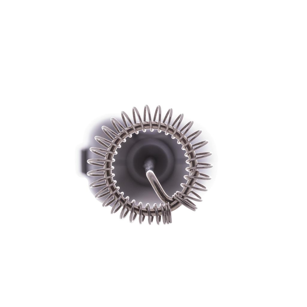 Mini Mixer Elétrico Para Bebidas De Inox E Plástico Branco/preto - Lyor