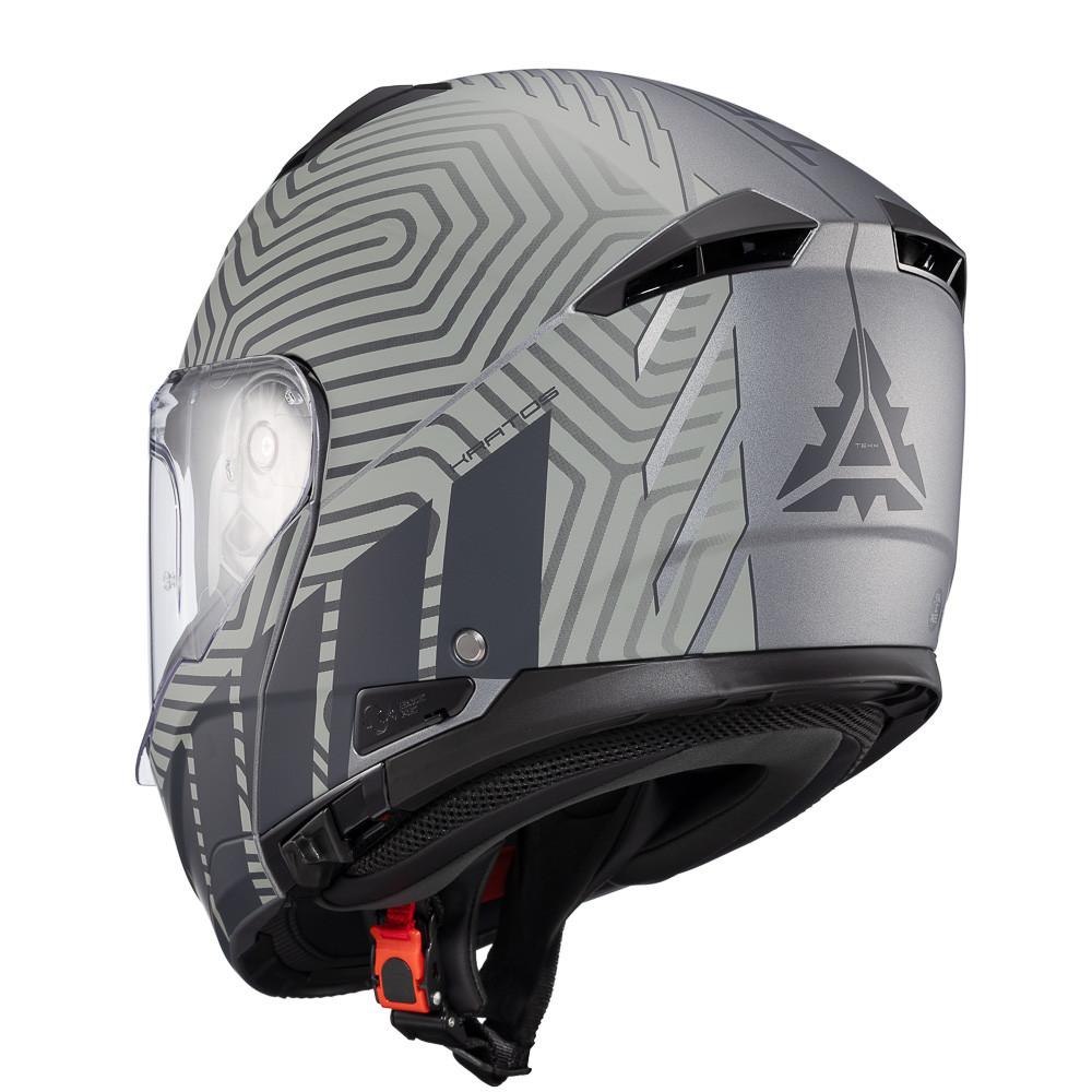 Capacete Texx Kratos Escamoteável Cyber Óculos Interno Forro Removível Modelo