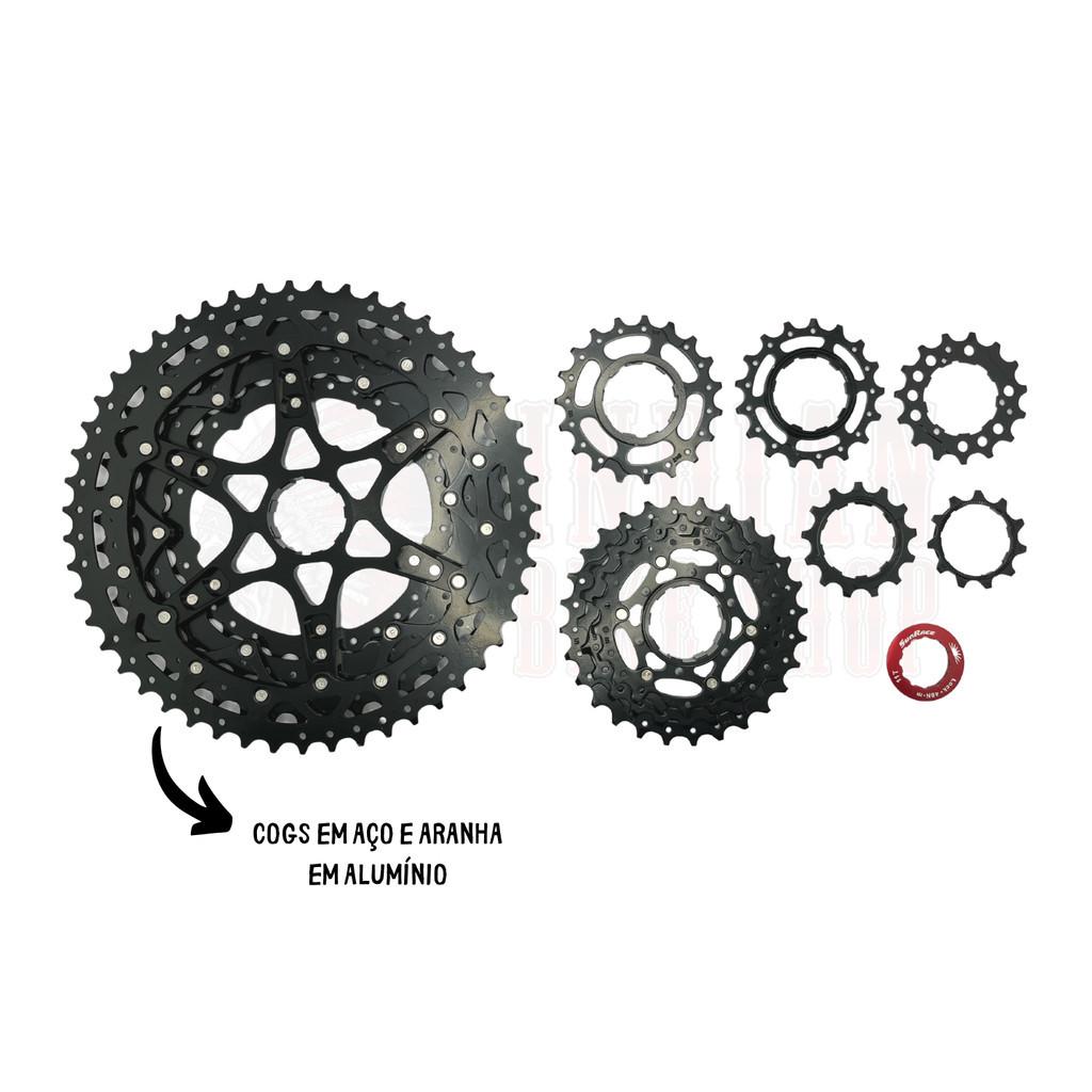 Cassete 12V Sunrace Mz800 11/51d - Preto - Mtb
