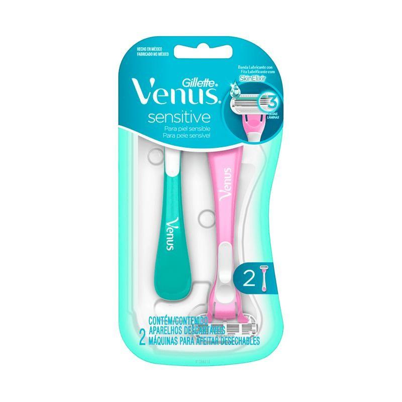 Aparelho De Depilar Gillette Venus Sensitive 2 Unidades