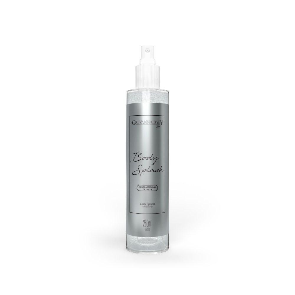 Body Splash Desodorante Corporal Giovanna Baby Silver 260ml