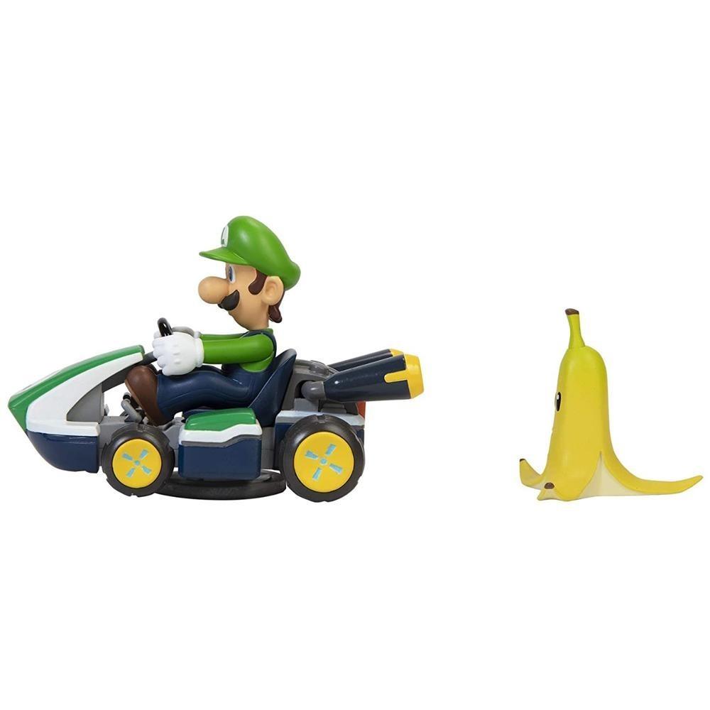 Veículo Super Mario Kart Spin Out - Luigi