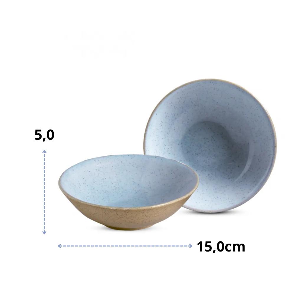 Bowl Tigela Cumbuca De Cerâmica Maldivas 300ml Caldo Sopa Alleanza
