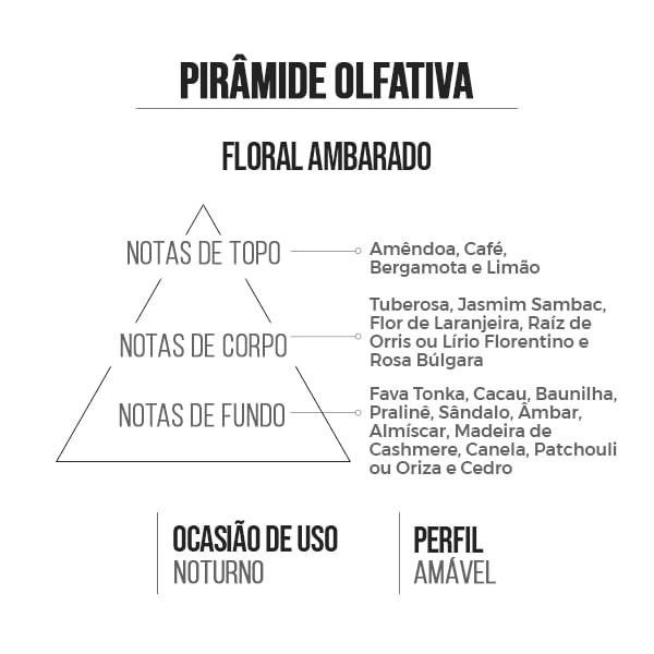 Perfume Feminino Gd 100ml Amakha Paris - Floral Ambarado Noturno - Alta Projeção