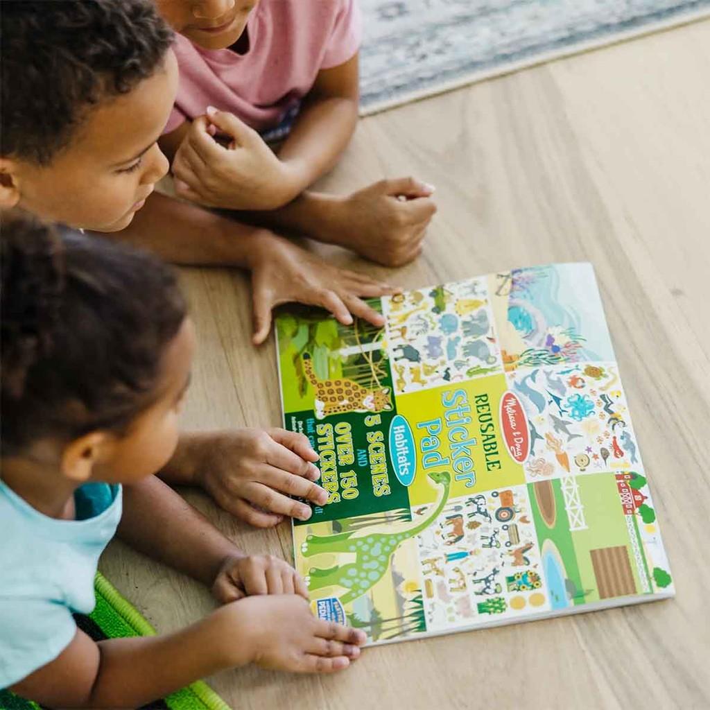 Bloco De Atividades + Adesivos Tema Natureza-melissa Doug