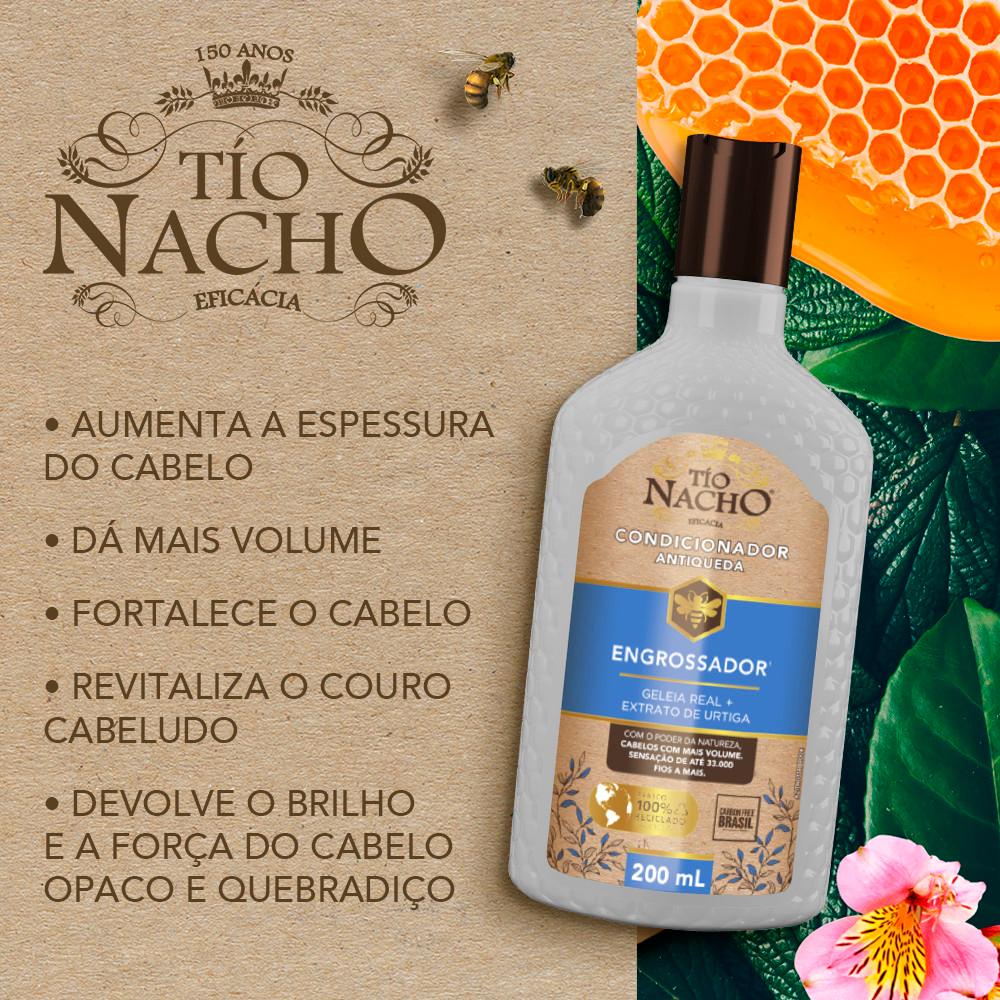 Condicionador Tio Nacho Engrossador 200ml - Antiqueda E Mais Volume