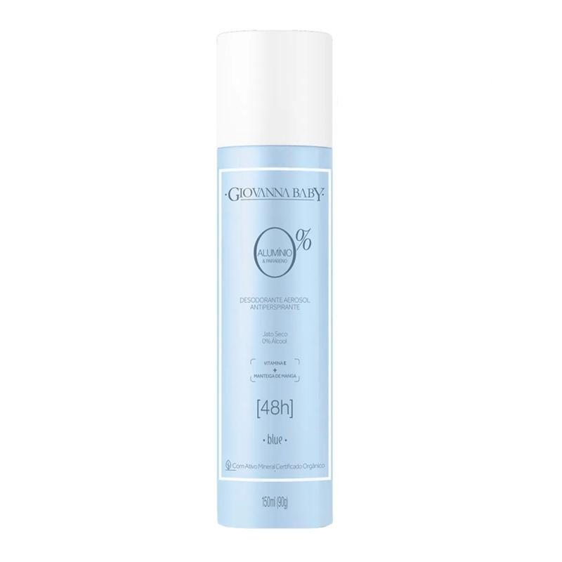 Desodorante Antiperspirante Aerosol Giovanna Baby Blue 150ml