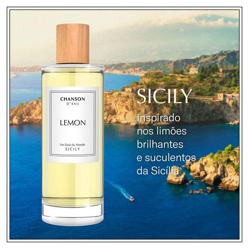 Perfume Eau De Toilette Feminino Chanson D Eau Lemon Les Eaux Du Monde Sicily 100ml