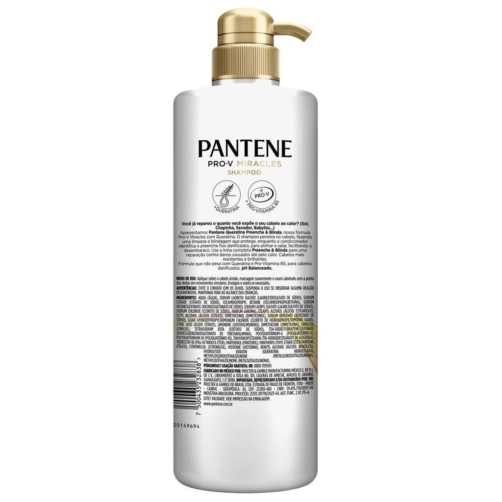 Shampoo Pantene Queratina 510ml