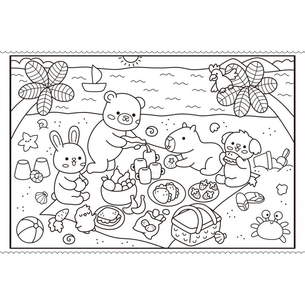 Livro Tapete Comfy And Cozy - Meu Livrão De Colorir