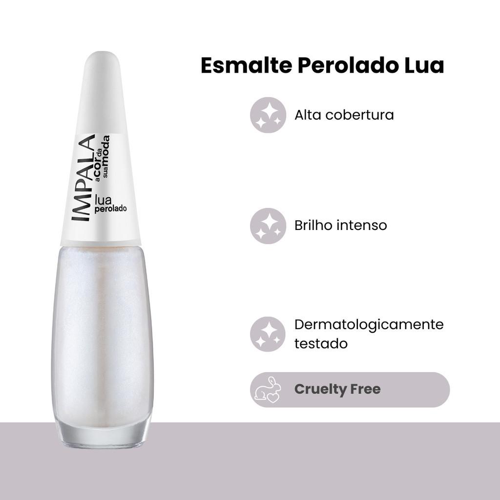 Esmalte Impala A Cor Da Moda Perolado Lua