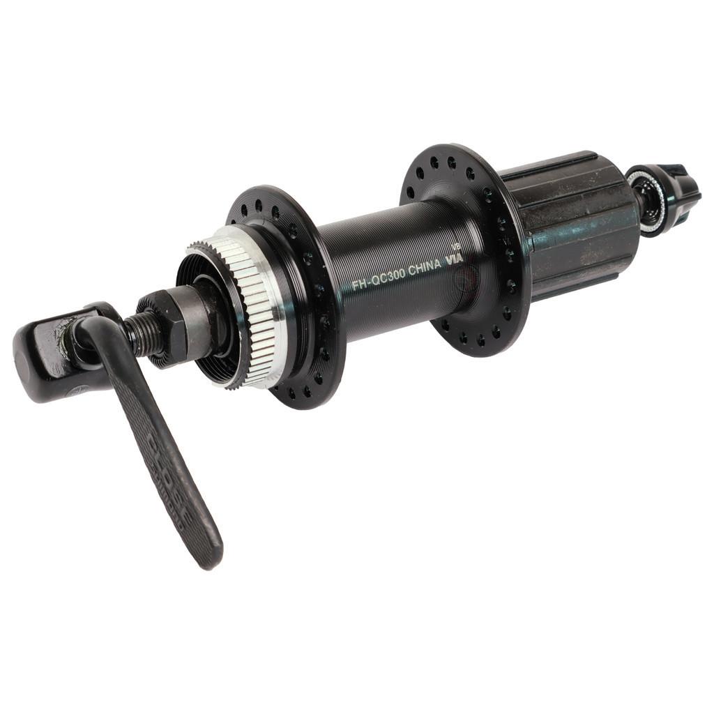 Cubo Traseiro Shimano Fh-qc300 32 Furos P/Center Lock C/blocagem - 8V/9V/10V Compatível Com 11V (mtb) - Esferas